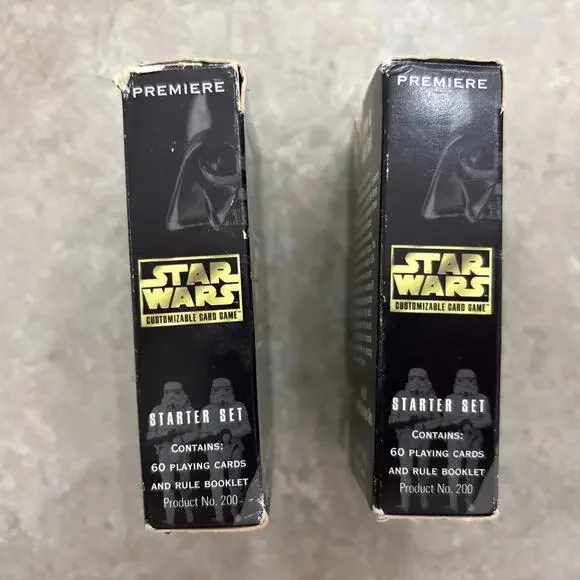 2 Decks Star Wars Premiere Limited Edition 60 Card Starter Set Opened Box 1995 + - Picture 12 of 15